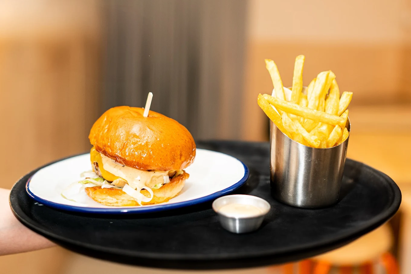 Crispy golden fries